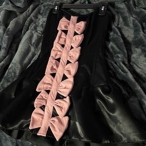 Black and pink corset